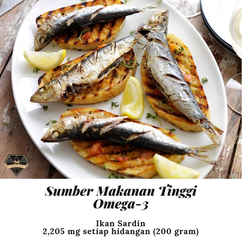 10 Sumber Makanan Tinggi OMEGA-3