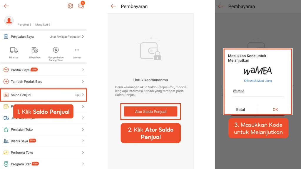2 Cara Membuat PIN Saldo Penjual di Shopee yang Aman - Ginee