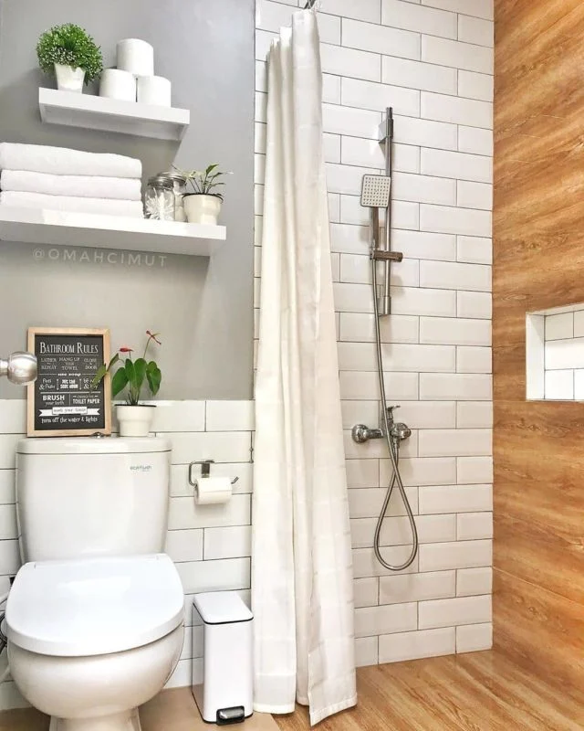 8 CARA MENATA KAMAR MANDI YANG SEMPIT | Toilet and bathroom design