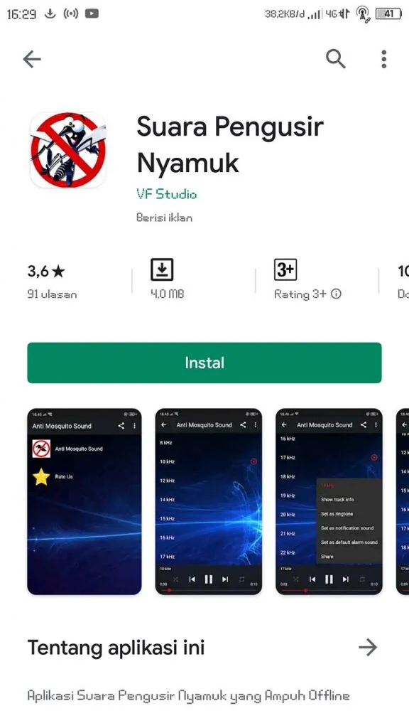 Aplikasi Pengusir Nyamuk – gurukece.com