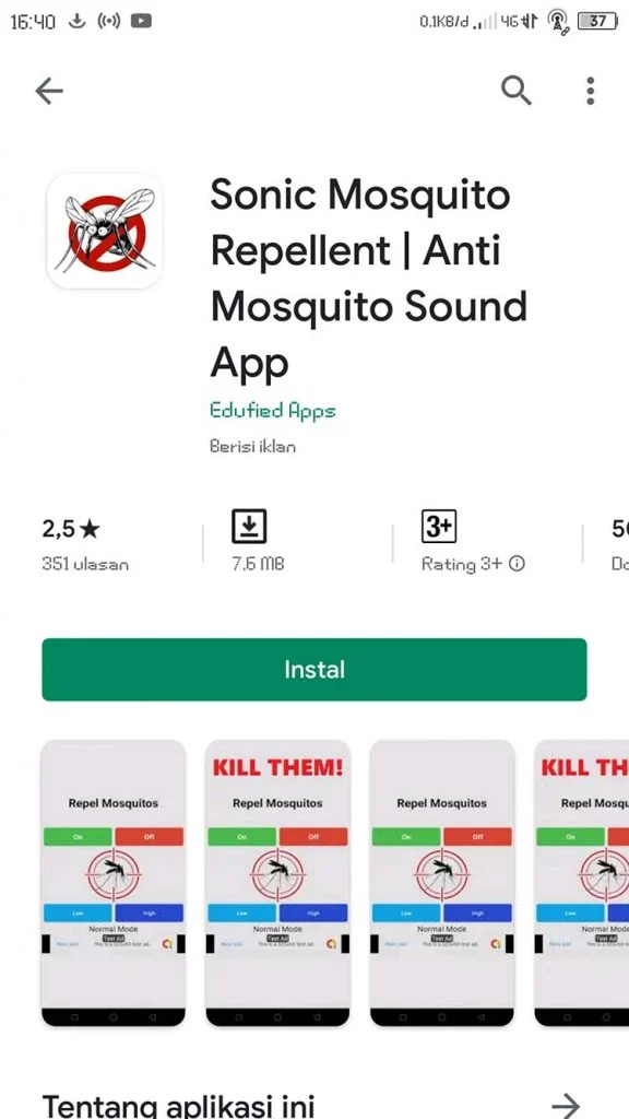 Aplikasi Pengusir Nyamuk – gurukece.com