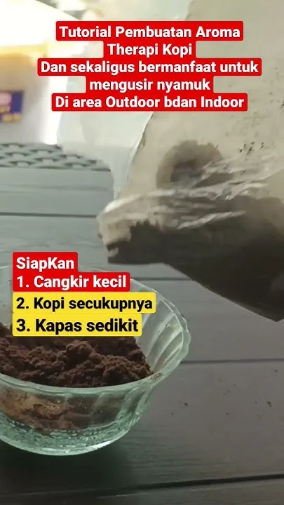 Aroma Terapi Kopi pengusir Nyamuk - YouTube