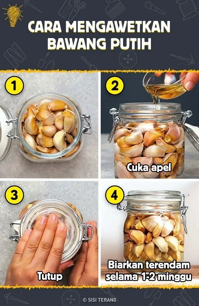 Cara mengawetkan bawang putih