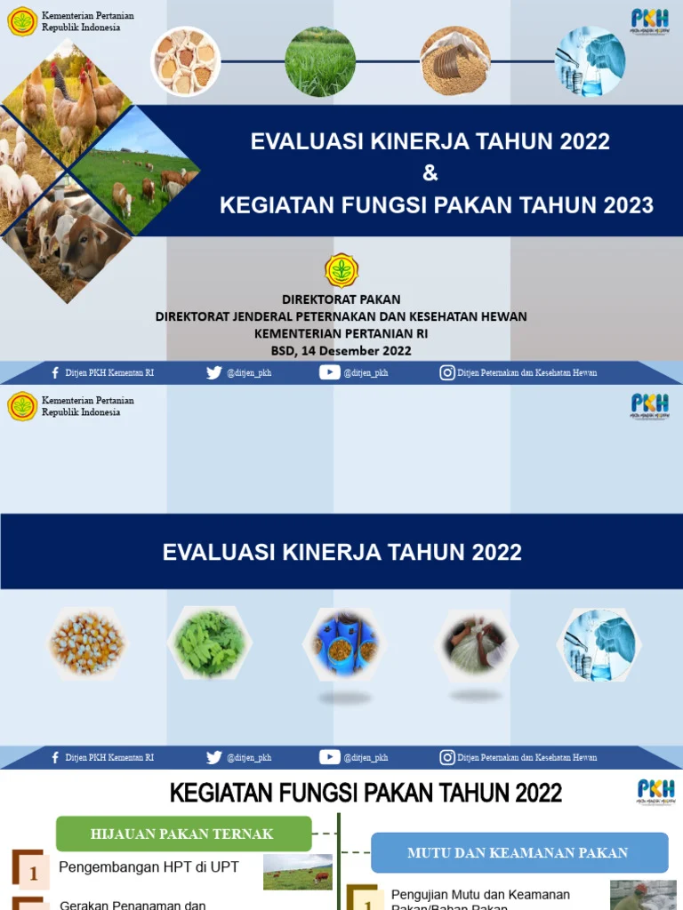 Evaluasi & Rencana Pakan 2022-2023 | PDF