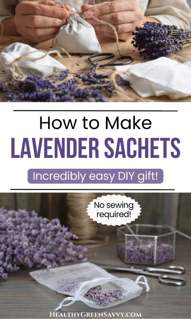 How to Make Lavender Sachets (Ridiculously Easy DIY)