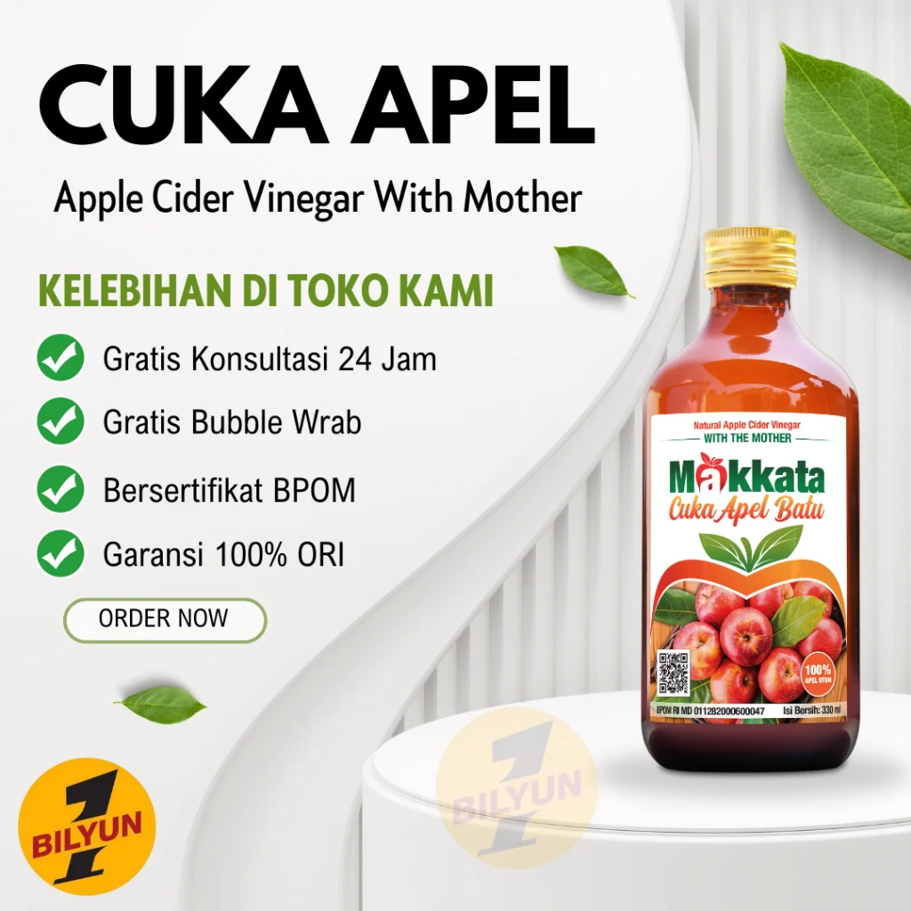 Jual CUKA APEL ORIGINAL MAKKATA Cuka Apel Asli Batu Obat Maag Asam