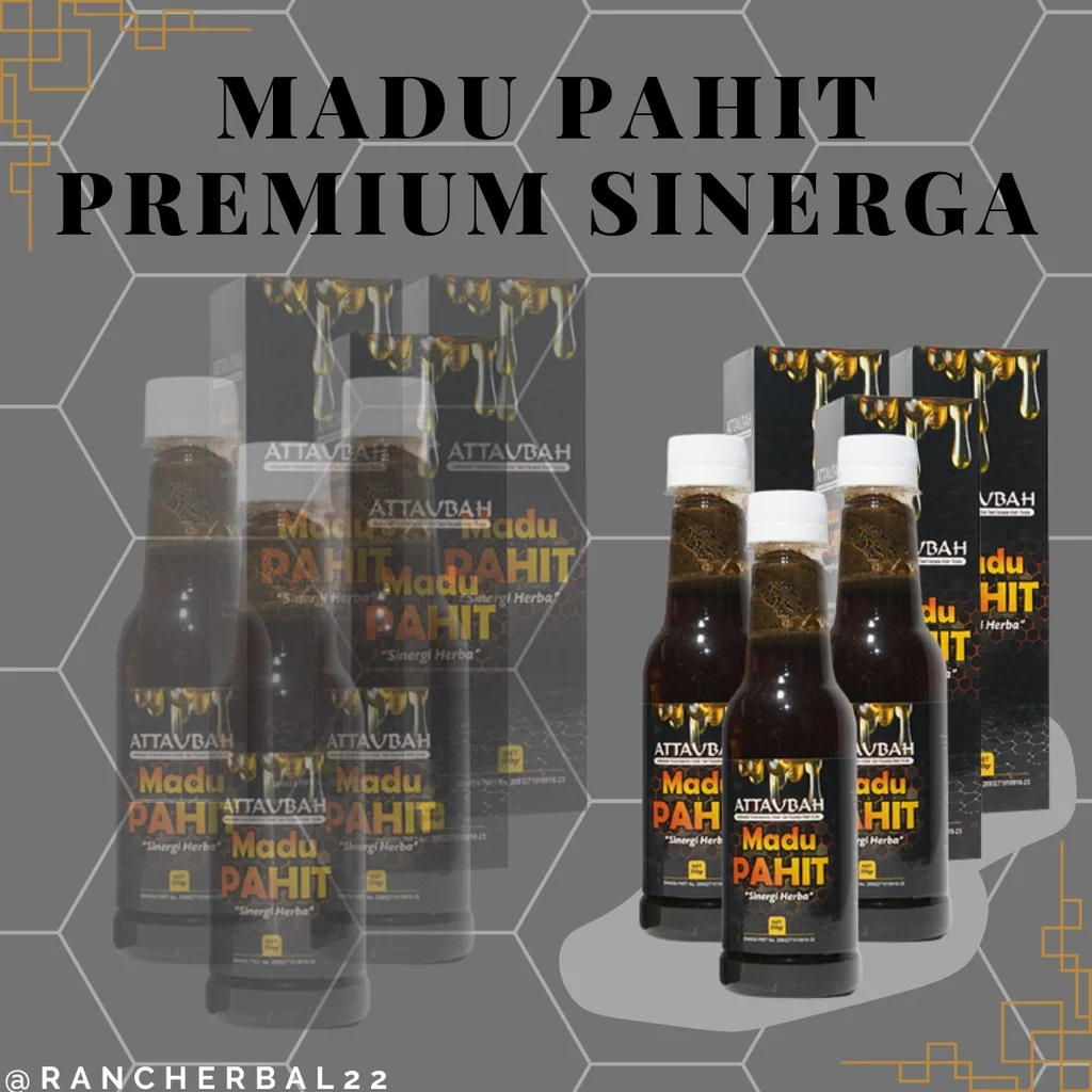 Jual MADU PAHIT SINERGI HERBA ATTAUBAH Madu Pahit Alami Untuk Kesehatan