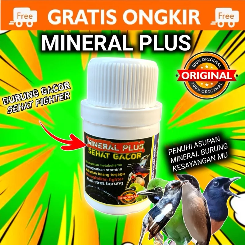 Jual Mineral Plus Vitamin Burung DRK new | Shopee Indonesia