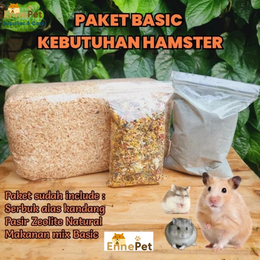 Jual PAKET BASIC KEBUTUHAN HAMSTER | Hemat Kebutuhan Hamster Lengkap