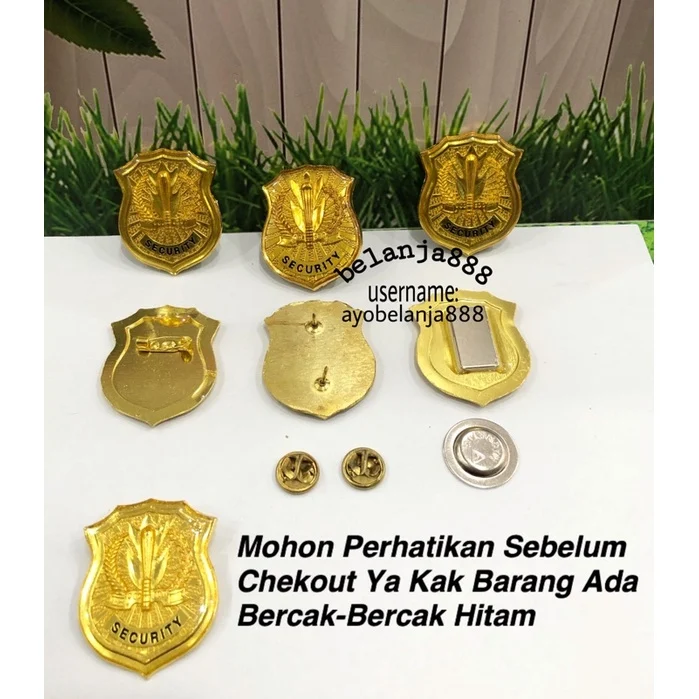 Jual Pin kewenangan security kuning satuan | Shopee Indonesia