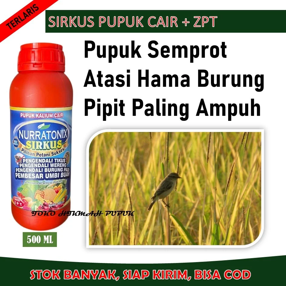 Jual PUPUK CAIR NURRATONIX SIRKUS 500 ML plus mengandung ZPT zat