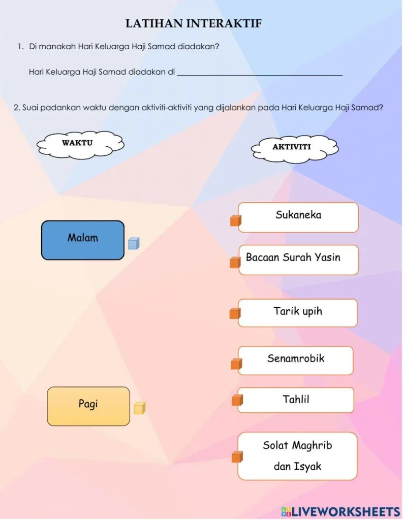Latihan Interaktif exercise | Live Worksheets