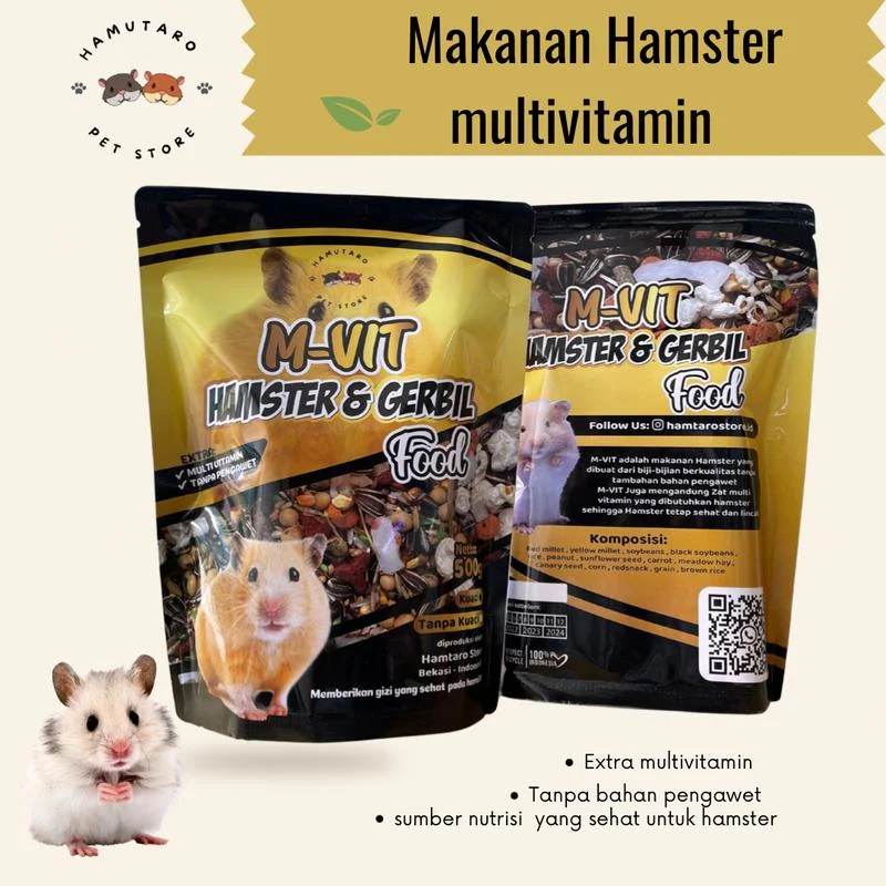 Makanan Hamster Multivitamin Hamutaro Store - Biji Bijian da - Shop