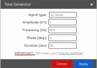 Online Tone Generator: Create Sound of Any Frequency - Sound CMD