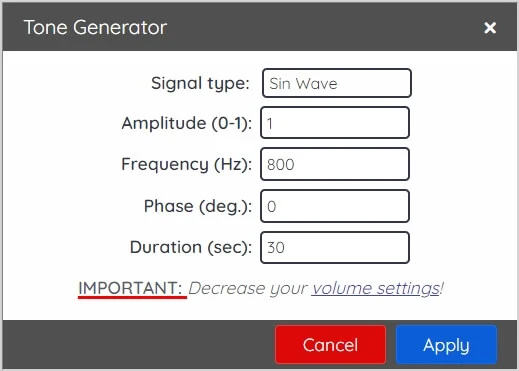 Online Tone Generator: Create Sound of Any Frequency - Sound CMD