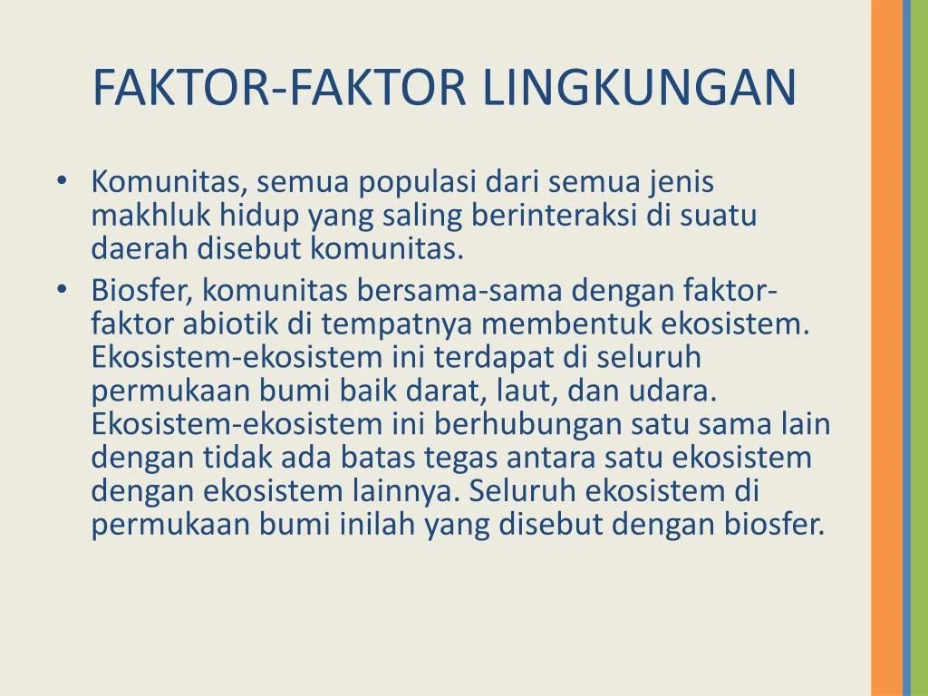 PPT - MANUSIA DAN LINGKUNGAN PowerPoint Presentation, free download