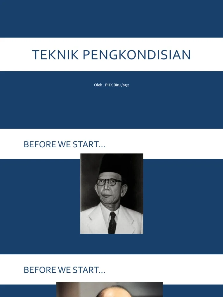 Teknik Pengkondisian | PDF