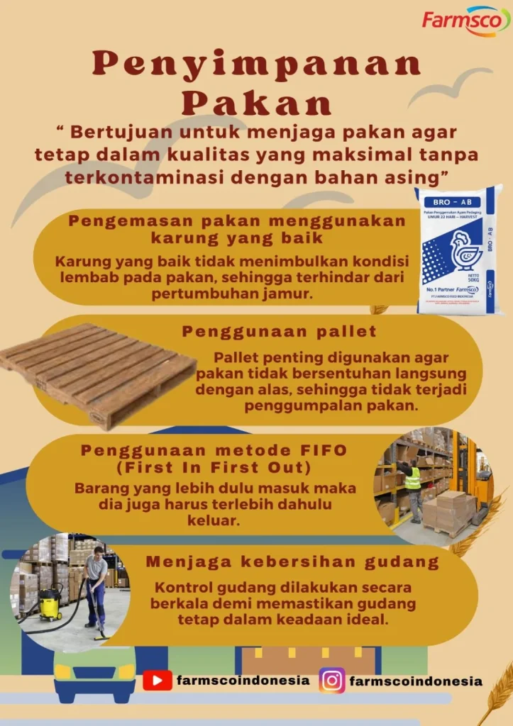 Tips penyimpanan pakan dari Farmsco . Semoga bermanfaat 😇🙏🏻 | Farmsco