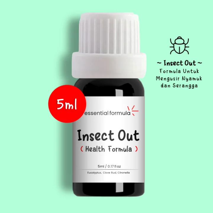 5ml Insect Out Essential Oil Blend Untuk Mengusir Nyamuk dan Serangga