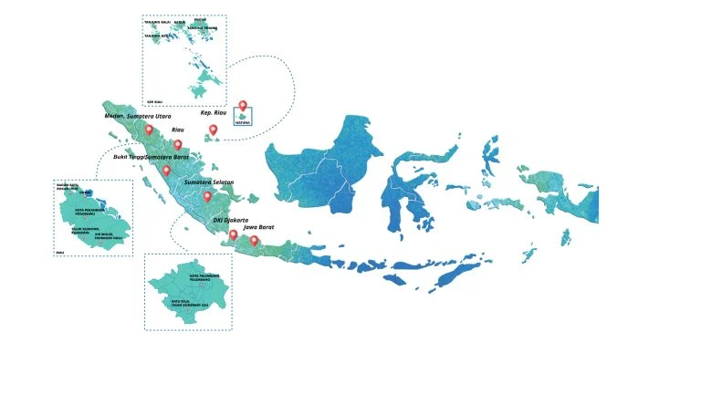 Distribusi Geografis di Seluruh Nusantara