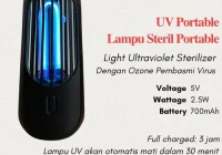 Jual Lampu UV sterilisasi ruangan / UV Portable - Hitam - Kota