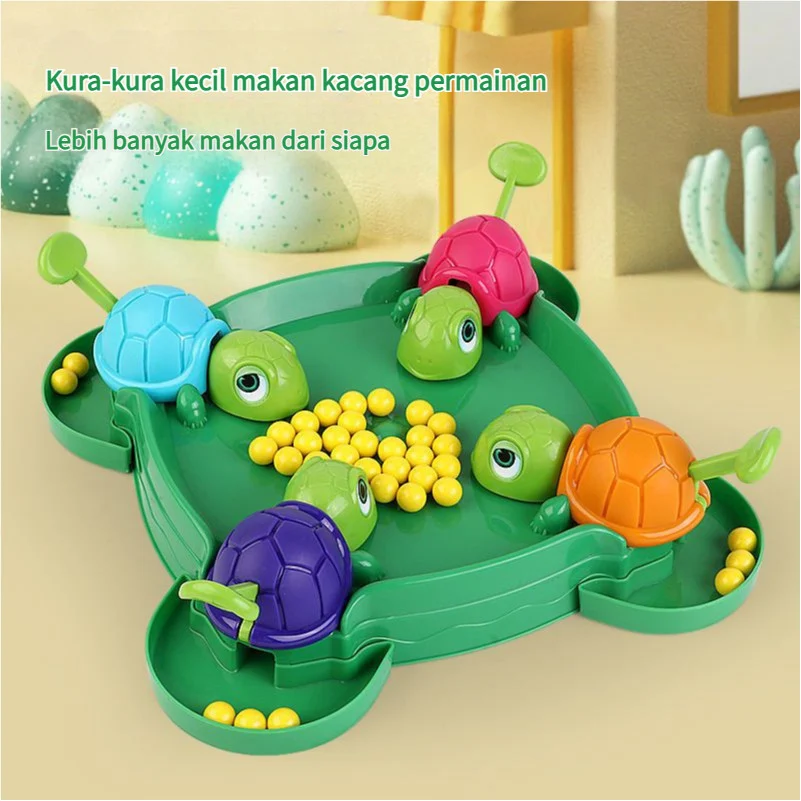 Jual Mainan Kura-kura Makan Kacang/Permainan Pacman Kodok/Interaksi