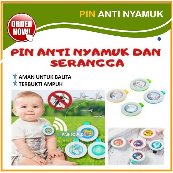 Jual Pin Anti Nyamuk Serangga Bikit Guard Clip Mosquito | Shopee Indonesia