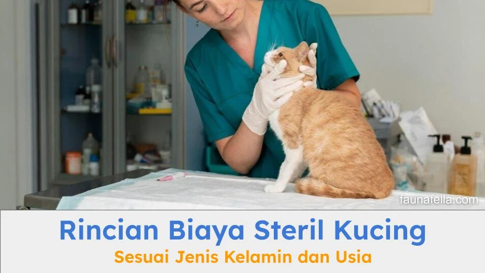 Rincian Biaya Steril Kucing Betina Usia 6 Bulan di Klinik Hewan